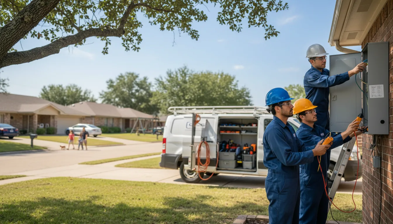 Certified electrician providing emergency electrical services in Calion, AR